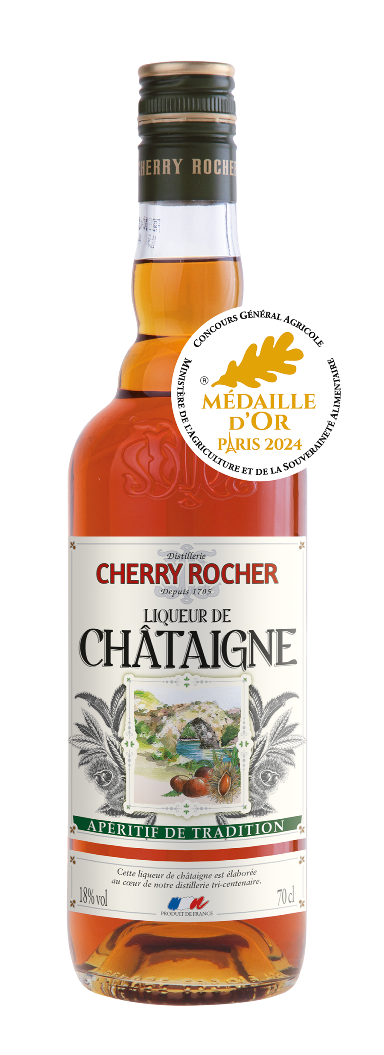 Liqueur de châtaigne Liqueurs Cherry rocher